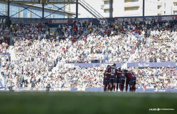 El Levante busca ante el Tenerife su mejor racha como local de los últimos ocho años