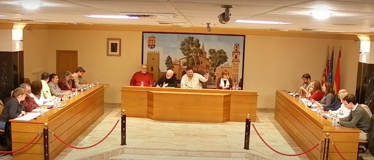 Momento del Pleno ordinario del mes de marzo en el Ayuntamiento de Albal. - Foto: VP Momento del Pleno ordinario del mes de marzo en el Ayuntamiento de Albal.