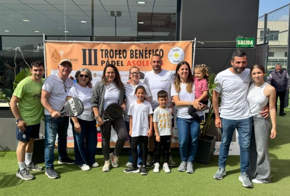 Castelló se vuelca en la lucha contra la leucemia con el III Torneo Benéfico de Pádel