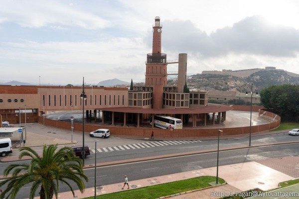 Así será el 'cambiazo' de la estación de autobuses de Cartagena: acogerá aulas de estudio y zonas de coworking