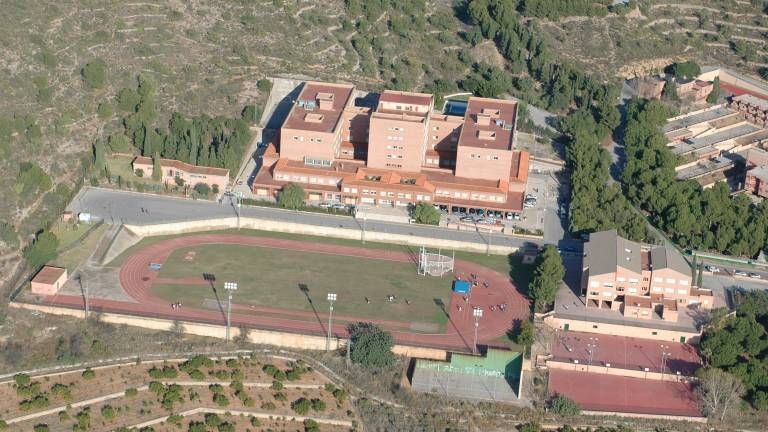 Imagen aérea de la instalación propiedad de la Diputación de Castellón.