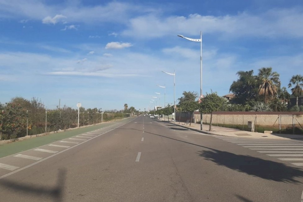 La avenida Cañada Blanch de Burriana - 