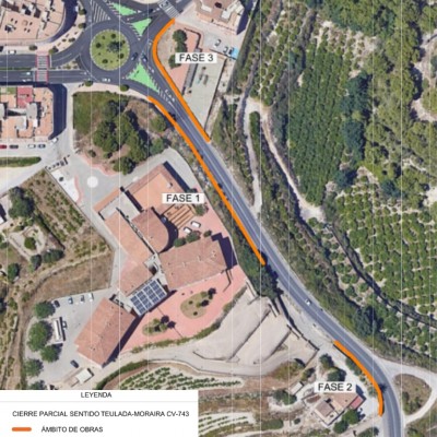Teulada reanuda el 6 de mayo las obras de ampliación de la carretera a Moraira