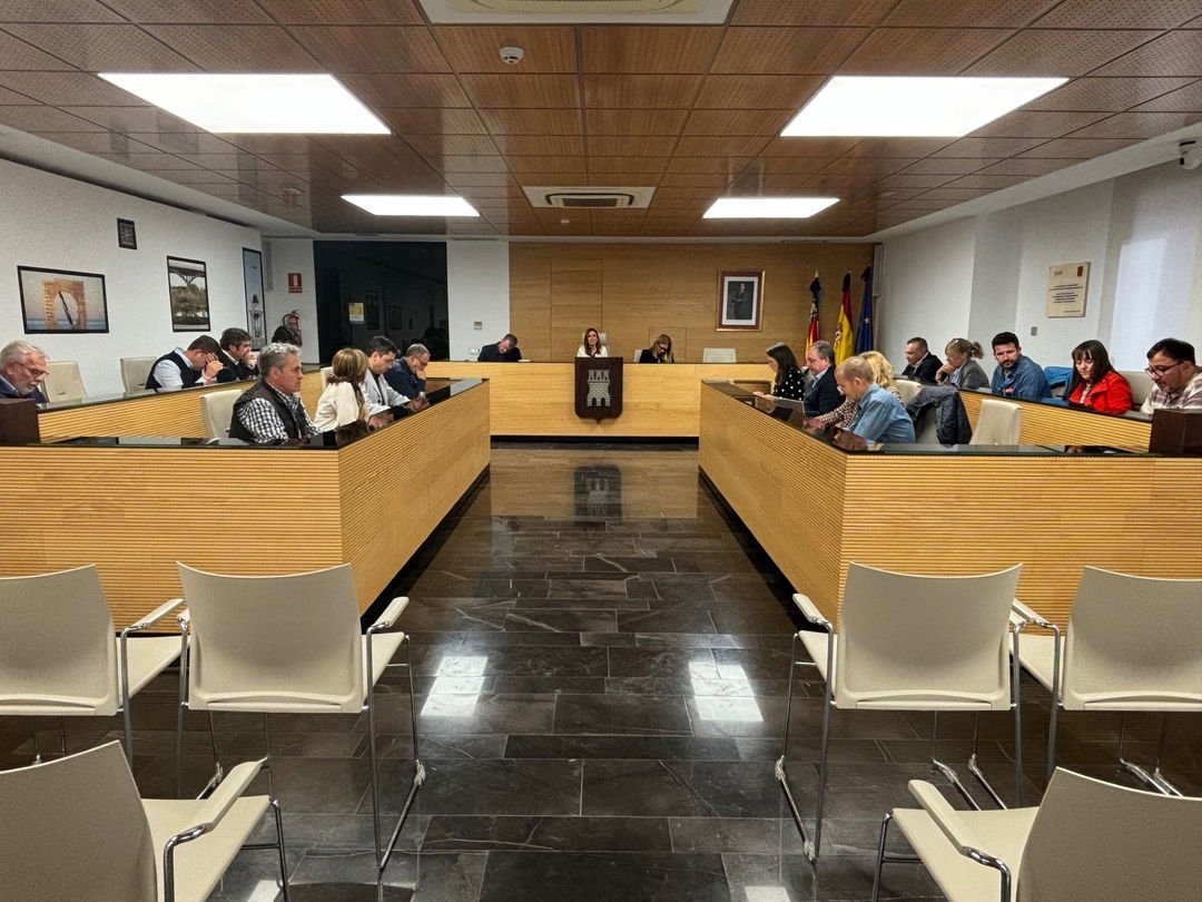 Imagen de archivo de un pleno de Almassora.
