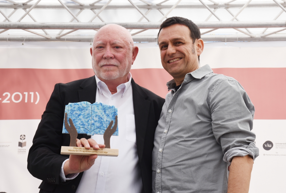 Manolo Gil en la Fira del Llibre