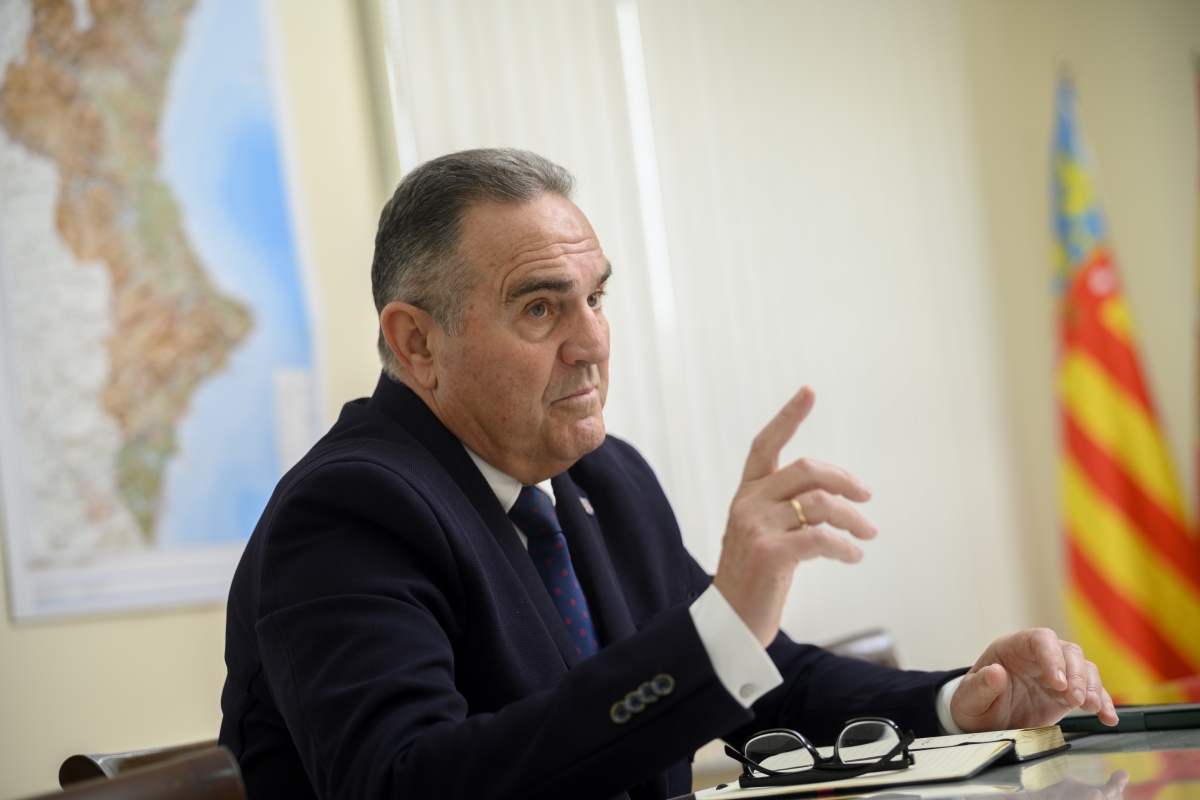 Gan Pampols durante la entrevista con Valencia Plaza