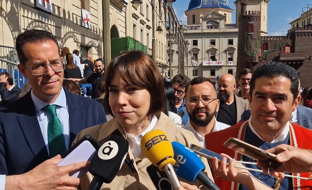 Diana Morant, en fiestas de Alcoy: 
