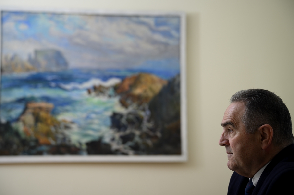 Gan Pampols durante la entrevista con Valencia Plaza - Foto: KIKE TABERNER Gan Pampols durante la entrevista con Valencia Plaza