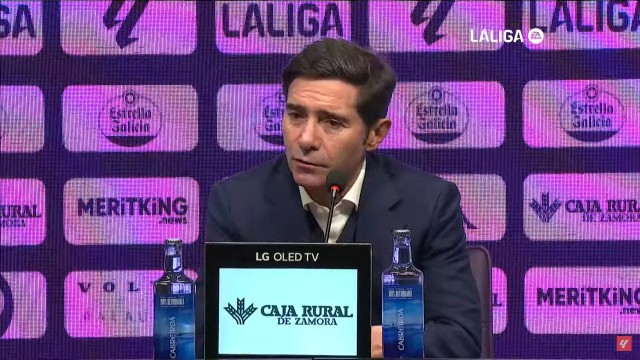 Marcelino valora la constancia y solidez en defensa de su equipo tras ganar al Valladolid