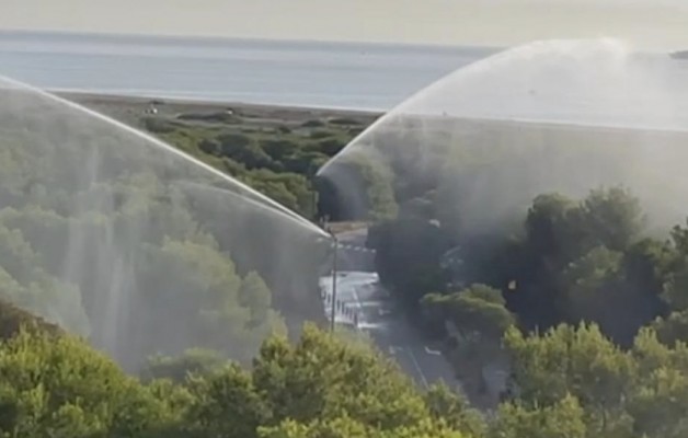 València activa este domingo los cañones de agua de El Saler por el riesgo de incendios