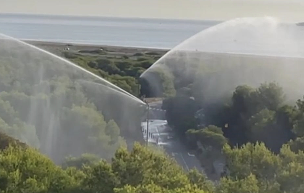 València activa este domingo los cañones de agua de El Saler por el riesgo de incendios