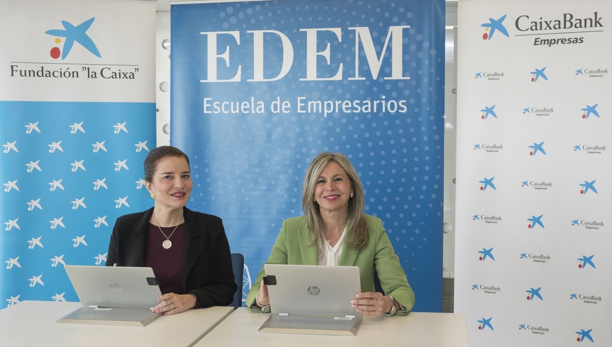 Edem y Caixabank renuevan su compromiso para impulsar a autónomos y pequeñas empresas