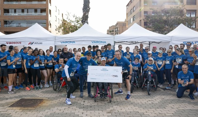La Beca Varona premia a Unlimited Wheels con la aportación de inscritos en la Carrera de las Empresas
