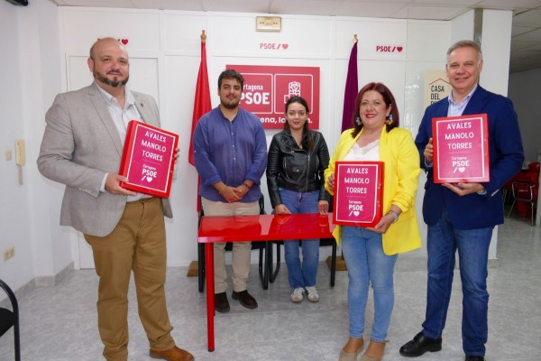 Manolo Torres repite como líder del PSOE de Cartagena con el respaldo de 495 avales