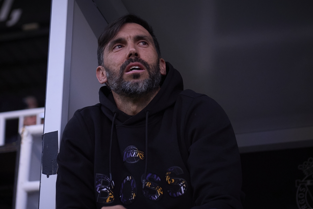 Eder Sarabia, entrenador del Elche CF el pasado sábado en El Plantío - Foto: Plaza