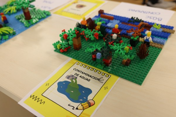 Las maquetas de Lego de 'Construye valores' conciencian sobre la sostenibilidad ambiental en Vilafamés