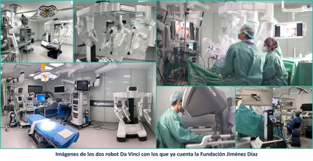 La Fundación Jiménez Díaz, primer hospital de Madrid en contar con dos robots Da Vinci Xi