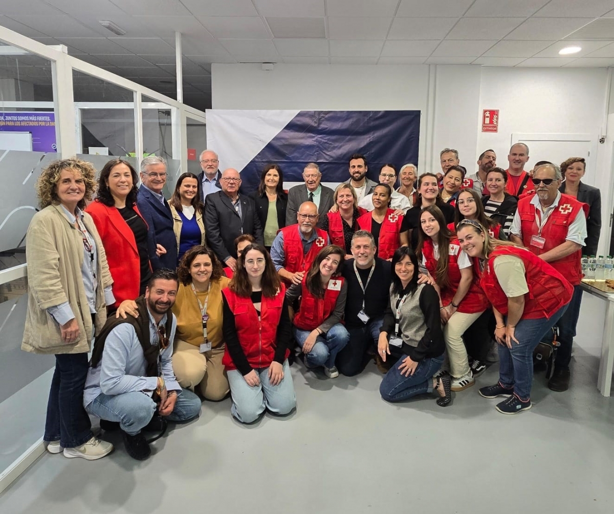 Cruz Roja reabre sus instalaciones en Paiporta tras la Dana