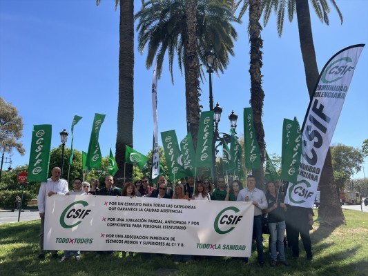 CSIF se concentra por el 