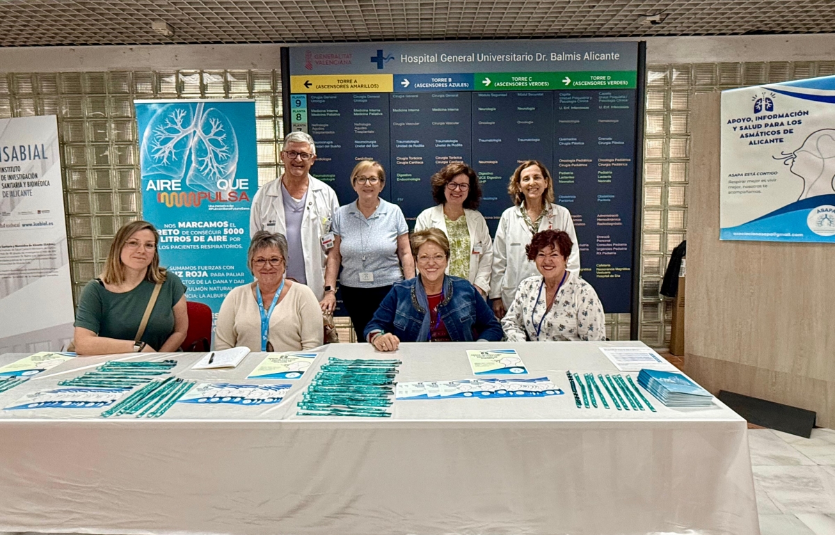 La unidad de asma grave del Hospital Doctor Balmis, referente en Alicante con 400 pacientes anuales