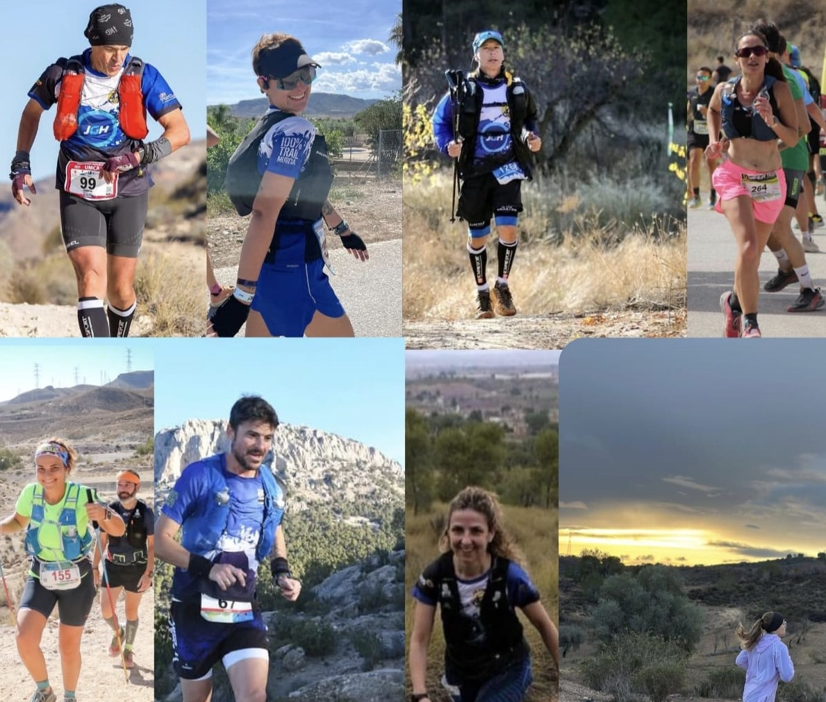 Componentes del equipo que participarán en el reto solidario 