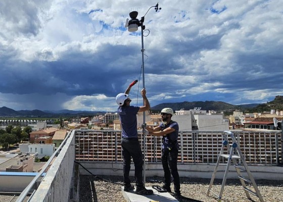 Almenara instala una estación meteorológica para facilitar reclamaciones a seguros por fenómenos adversos