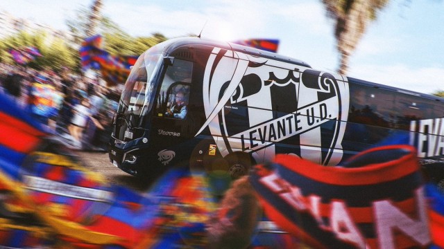 El Levante convoca a su afición para despedir al autobús del equipo rumbo a Elche