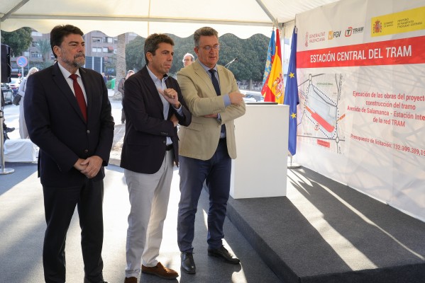 Así se construirá la estación central del Tram en Alicante: túnel, pilotes y losa para 'abrir' en 2029 