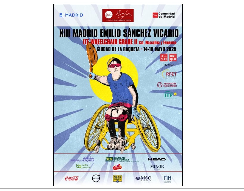 La Fundación Emilio Sánchez Vicario convertirá Madrid en epicentro del tenis inclusivo con su 13º Torneo Internacional Wheelchair