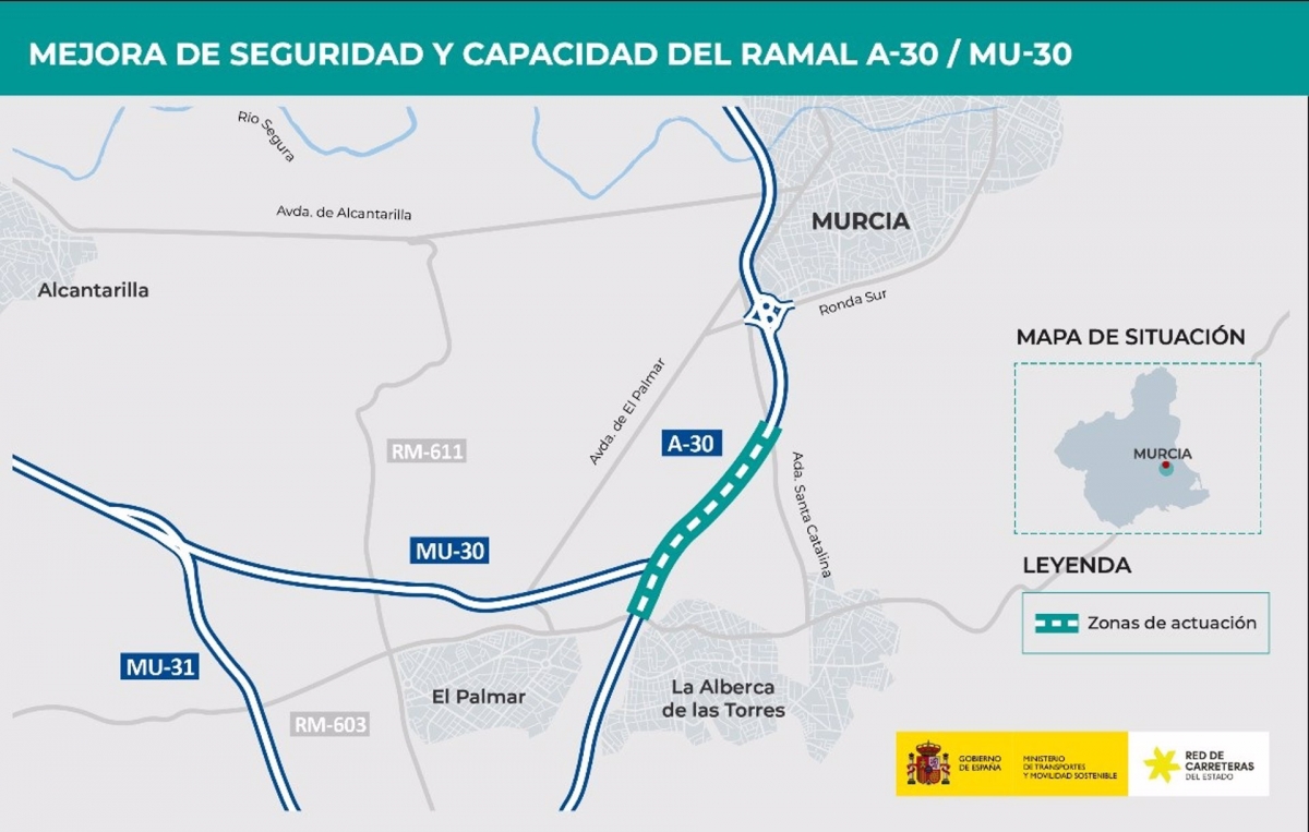 Plano que muestra las actuaciones a desarrollar.