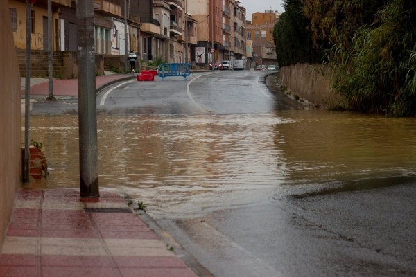 Lluvias y granizo ponen en aviso naranja a la Vega del Segura, Lorca, Águilas y Guadalentín