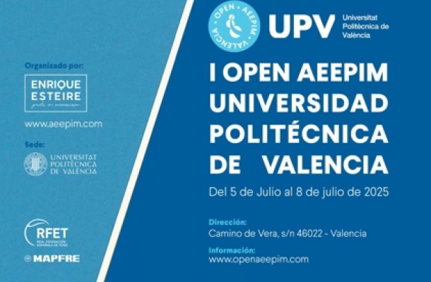 València se prepara para vivir su primer torneo de tenis en silla de ruedas de la mano de AEEPIM y la UPV