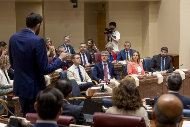 Vox preguntará a López Miras por las palabras de Azcón en contra del Trasvase del Ebro