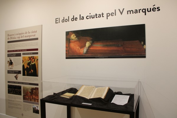 Una exposició al Centre d’Art l’Estació mostra el dol de Dénia per la mort del V marqués de la ciutat fa 400 anys
