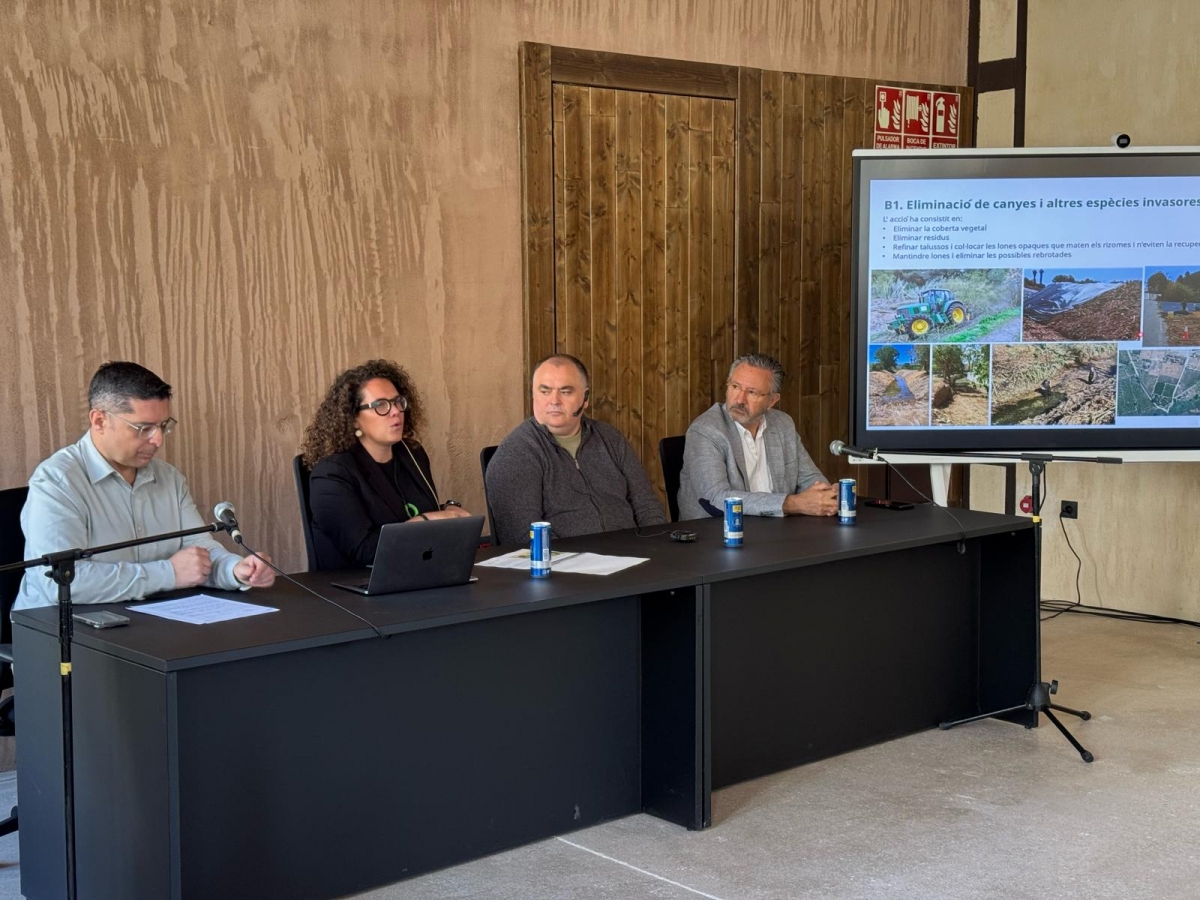 Mesa redonda sobre experiencias de renaturalización urbana.