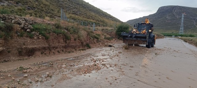 La Comunidad activa el Plan ante Inundaciones tras las fuertes lluvias con granizo y tormentas en Jumilla