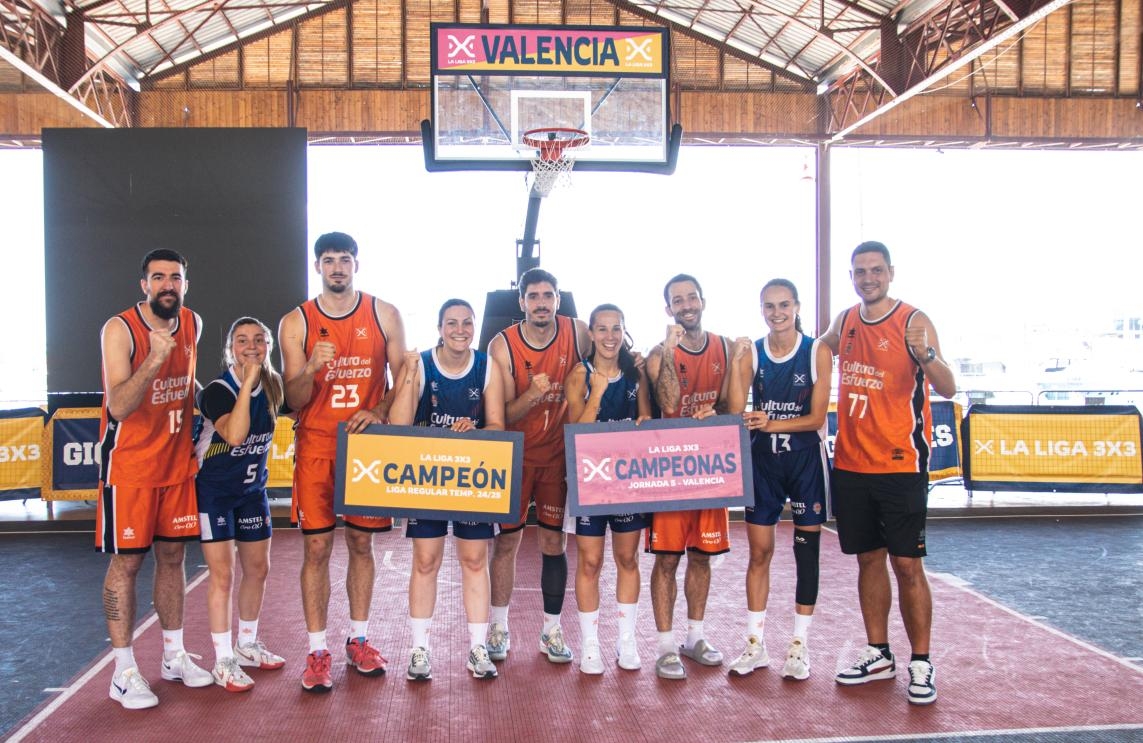 Un final de temporada de ensueño para Valencia Basket 3x3 en la última jornada de La Liga 3x3