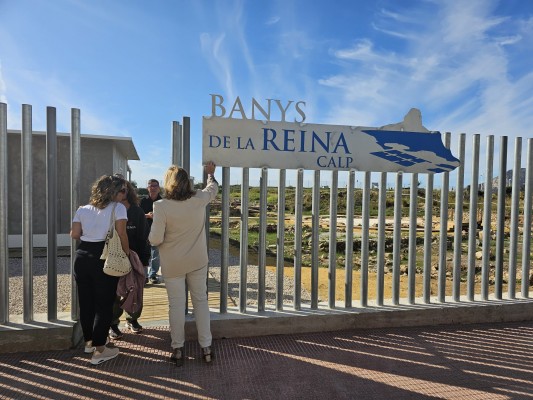 Calp finaliza los trabajos de adecuación que permitirán abrir Banys de la Reina al público