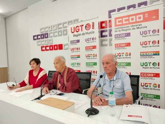 UGT denuncia que las personas mayores de 65 años de la Región tienen dos años menos de esperanza de vida que el resto de España