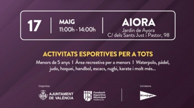 ’Esports al Barri’ llega a Aiora ofreciendo deporte y diversión para todas las edades