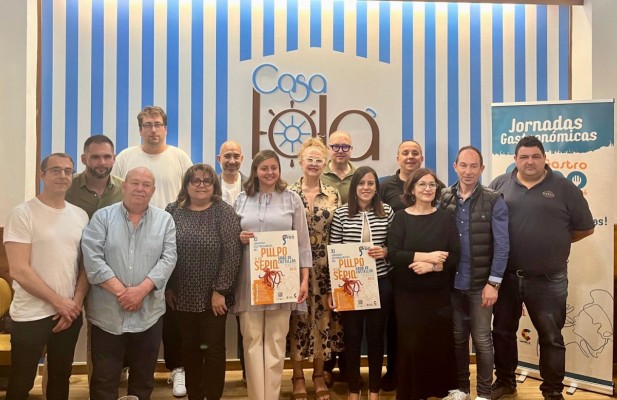 El Grau de Castelló presenta la XI edición de las Jornadas Gastronómicas del Pulpo y la Sepia 
