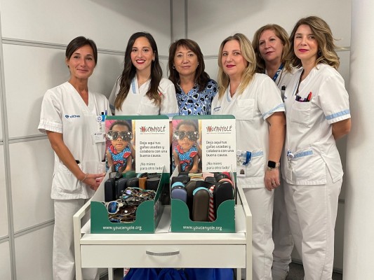 El Hospital Vithas Castellón recauda 200 gafas para África gracias a una iniciativa junto a Youcanyolé