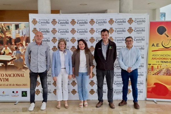 Castelló recibe a más de 500 deportistas en el Campeonato de España de tenis de mesa de veteranos