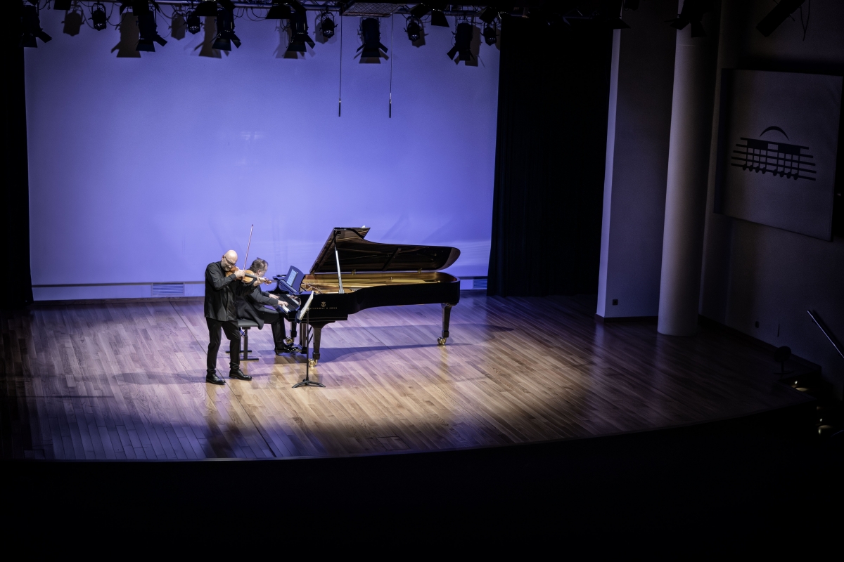 Vicente Huerta y Josu De Solaun culminan la integral de sonatas para violín y piano de Beethoven en el Palau