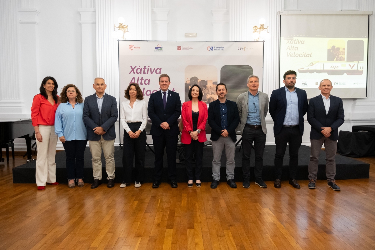 Xàtiva analiza el impacto de la alta velocidad en la ciudad y las Comarcas Centrales Valencianas
