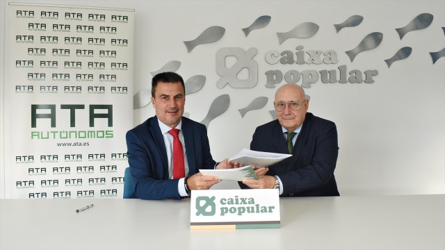 Caixa Popular y ATA firman un convenio para apoyar a los autónomos de la Comunitat