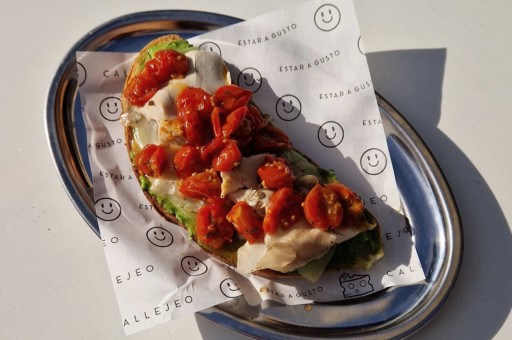 Tosta de porchetta en Callejeo (Aldaia)