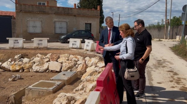Murcia impulsa nuevas obras de contención en Cañada Hermosa con un muro de escollera