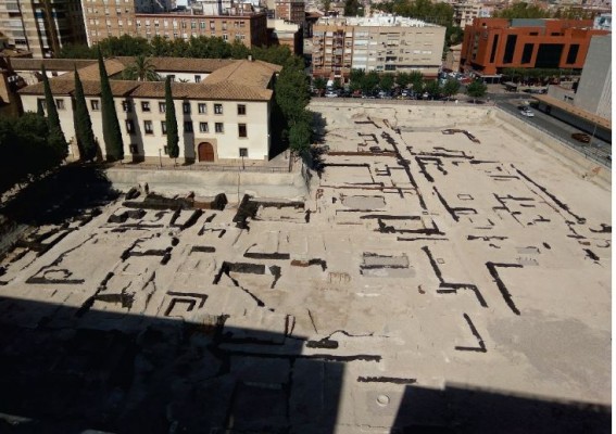 San Esteban se 'desempolva': 59 sondeos estudian cómo fusionar los restos arqueológicos con el futuro jardín flotante de Murcia