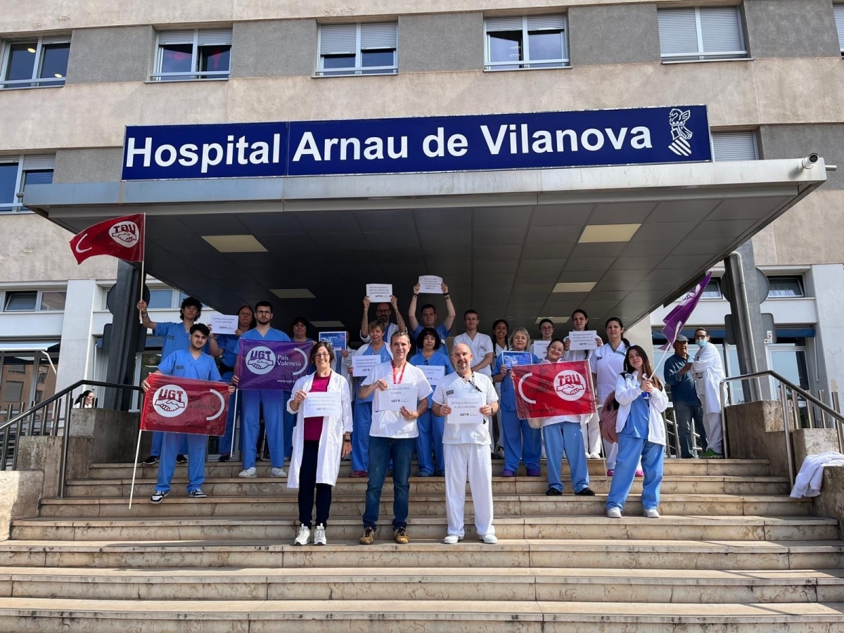 UGT se moviliza para exigir la figura del coordinador del personal técnico superior sanitario